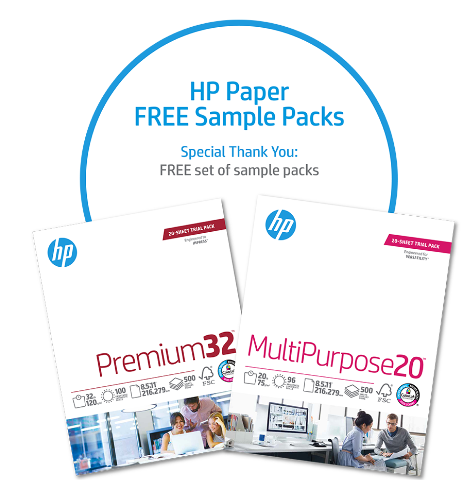 Hp Paper Free Sample Packs